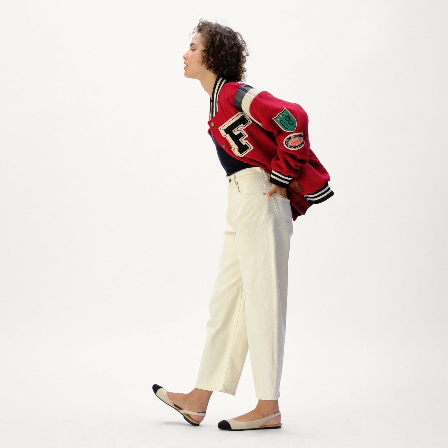 The Almond Slingback - Conch Captoe