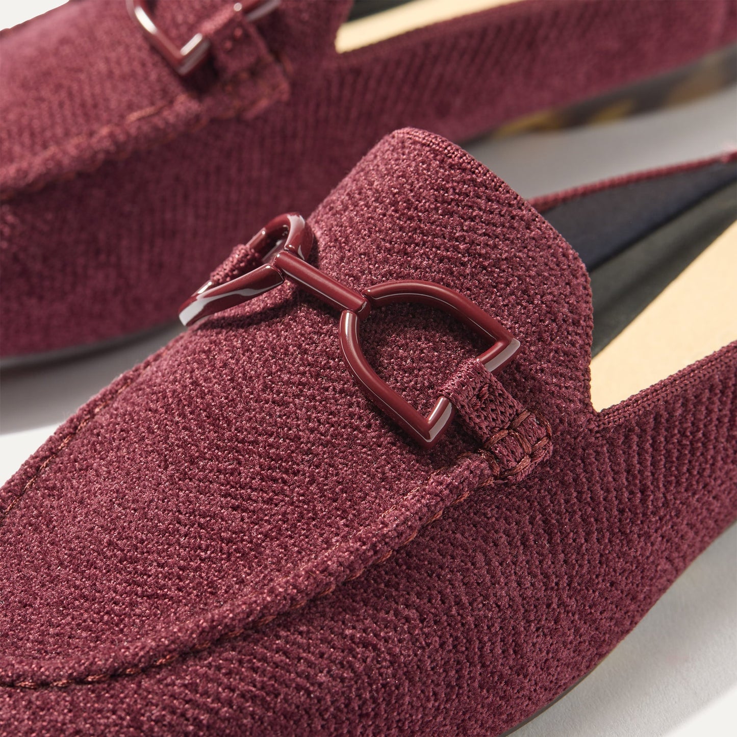 The ReVelvet™ Double Bit Loafer Mule - ReVelvet™ Syrah
