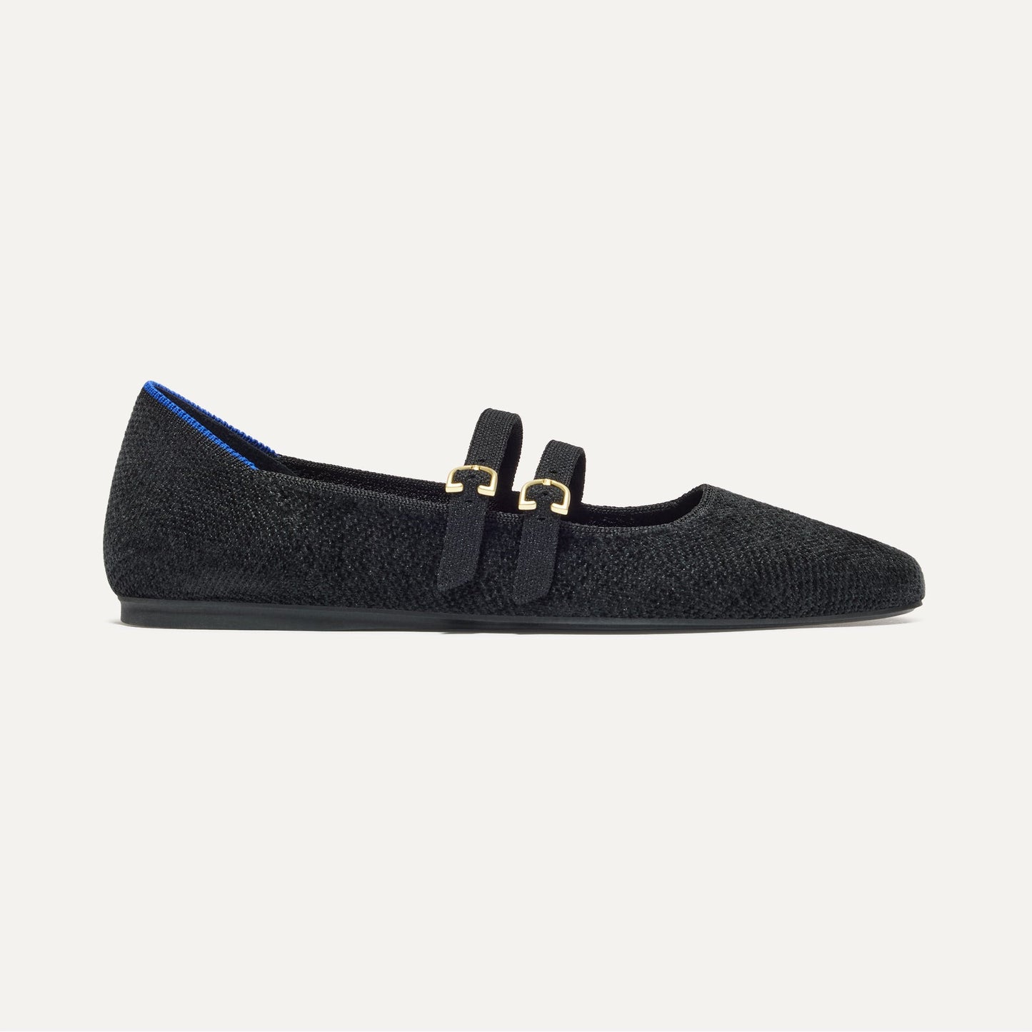 The ReVelvet™ Double Buckle Mary Jane - ReVelvet™ Black