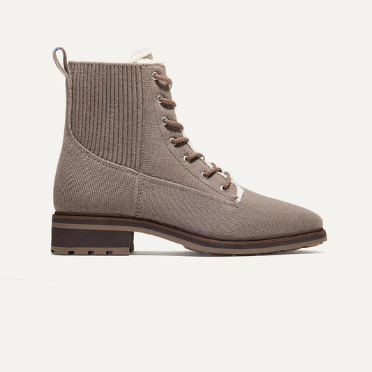 The Cozy Laced Lug Boot