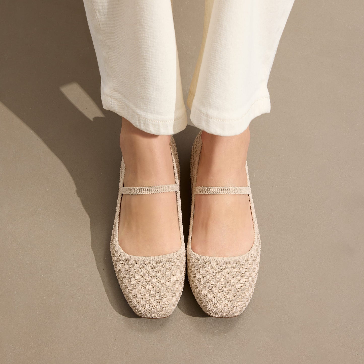 The Max Square Mary Jane - Frappe Basketweave