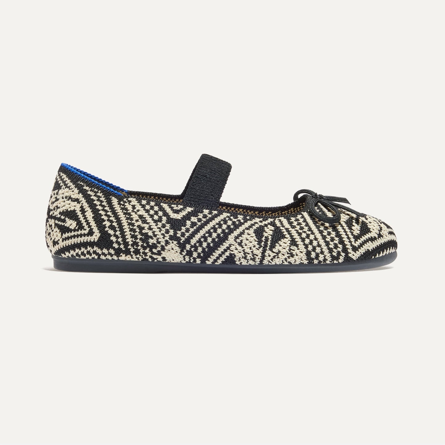 The Kids Bow Mary Jane - Black Mosaic
